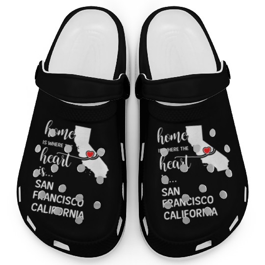 San Francisco County Is Where My Heart Is Cool Gif Clogs