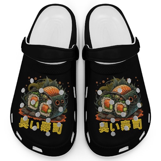 stinky sushi Clogs