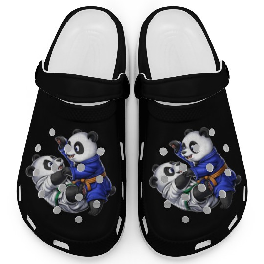 Panda Bears Jiu-Jitsu Clogs