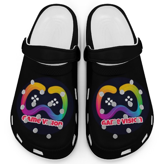 Game Vision Official YouTube Channel Logo Clogs