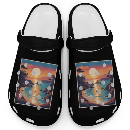 Natural Beach View Clogs