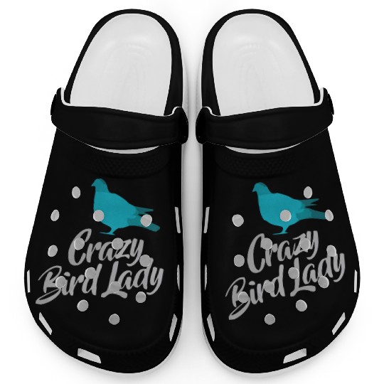 Crazy Bird Lady Clogs