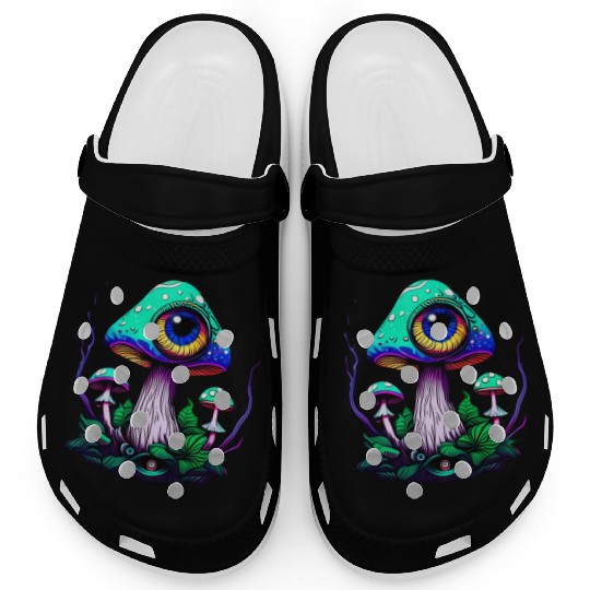 Mushroom With One Eye Clogs