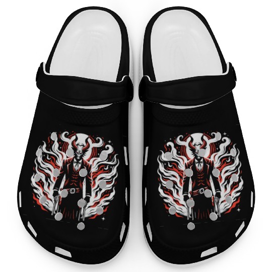 Cowboy Barn Bull Rider Rodeo Country Western Gift Clogs