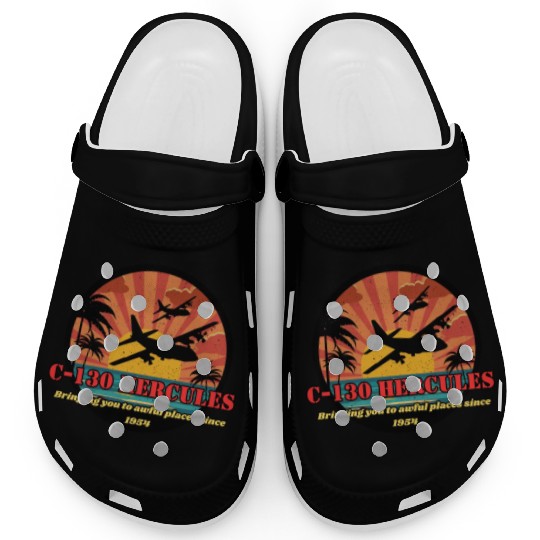 Bringing you to awful places - C-130 Hercules Clogs