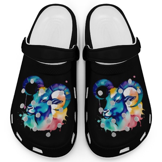 Color splash zodiac: Capricorn Clogs
