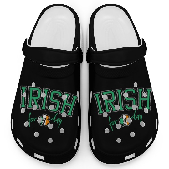 St. Patrick's Day Irish for a Day College Shamrock Clogs