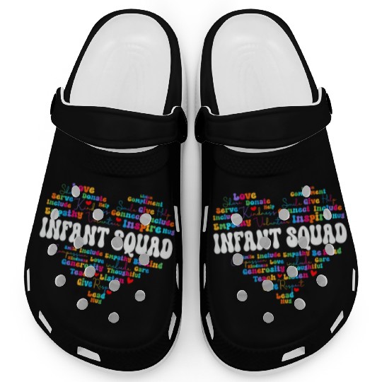 Cute Infant Squad Appreciation Week Back To School Clogs