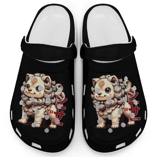 Chibi Shisa - Japanese Sacred Creature Clogs
