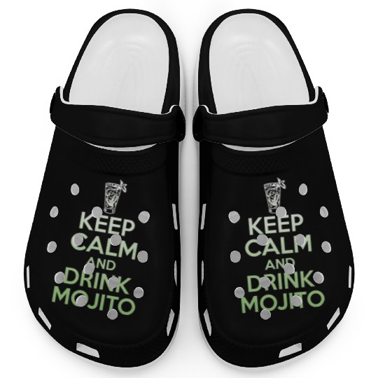 Keep Calm And Drink Mojito Clogs - Funny Rum