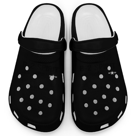 B-2 Spirit Stealth Bomber Specs Military Aircraft Clogs