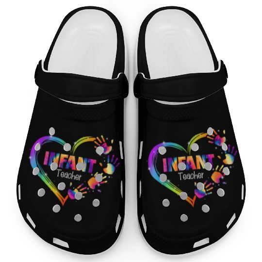 Infant Teacher Appreciation Tie Dye Clogs