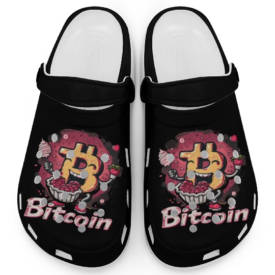 Pi day 3.14 Crypto Bitcoin Math Strawberry Pie Clogs
