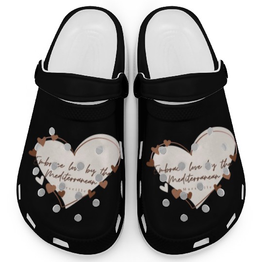 Embrace love by the Mediterranean Clogs