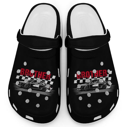 Racing Birthday Party Matching Family Car Pit Crew Clogs