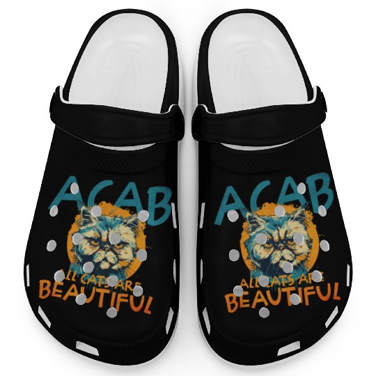 ACAB All Cats Are Beautiful Clogs