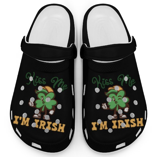 Kiss Me Im Irish St. Patrick's Day Clogs