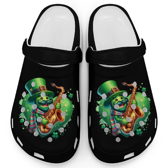 saint patricks day heart jazz music Clogs