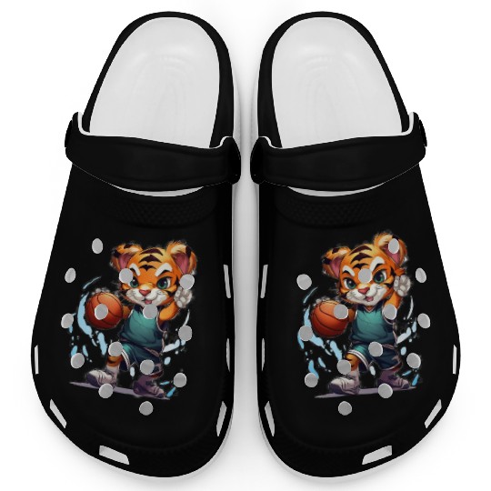Tiger basketball Clogs