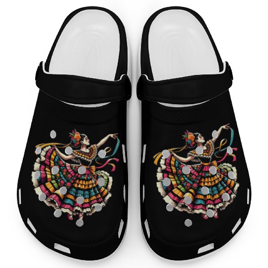 Ballet Folklorico Dancer Mexico Mexican Dance Clogs
