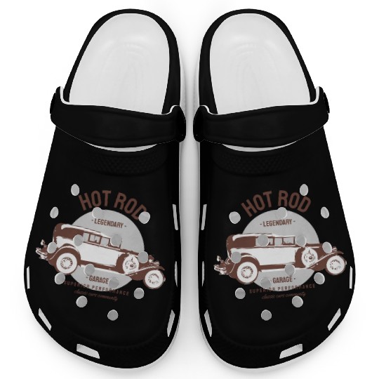 Hot rod legendary, classic car Clogs