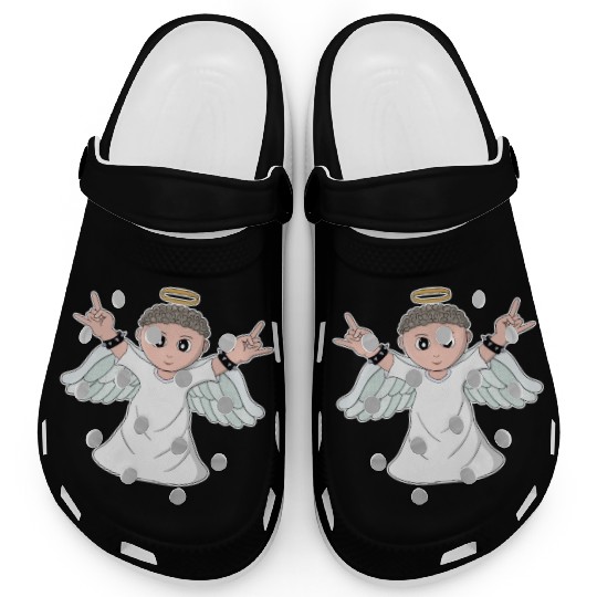 Heavy Music Loving Angel Clogs