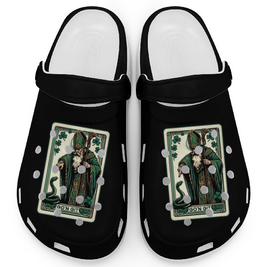 Tarot Card Funny Go'n git St.Patricks Day Clogs