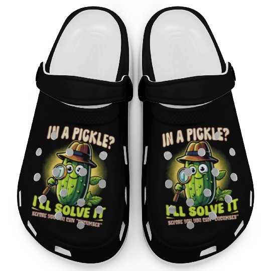 Pickle Lover Funny Pickle Dill pickle Pickled Clogs