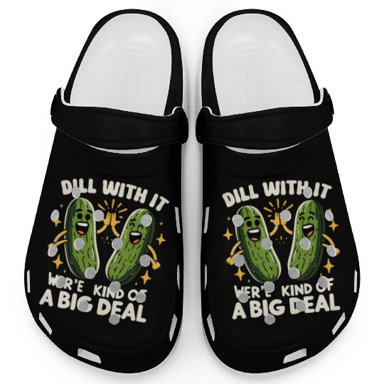 Pickle Lover Funny Pickle Dill pickle Pickled Clogs