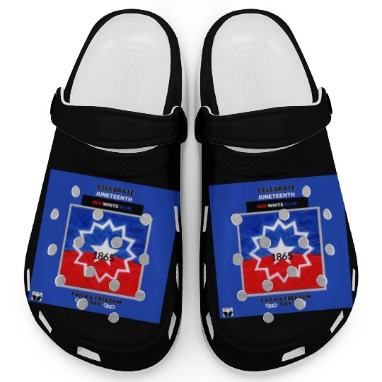 Celebrate Juneteenth: The Red White & Blue Clogs