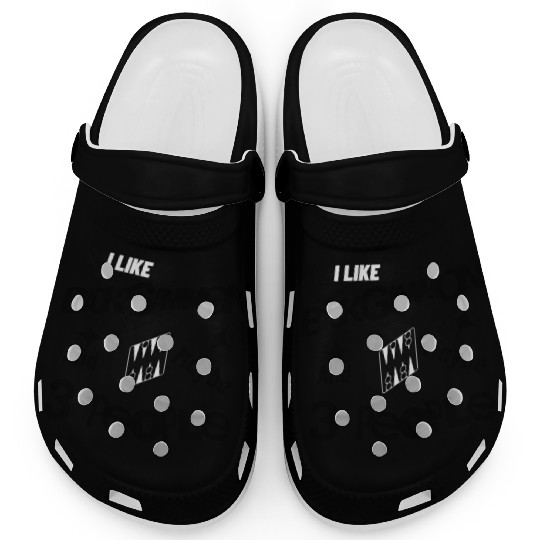 I Like Backgammon And Maybe 3 People Funny Quote Clogs