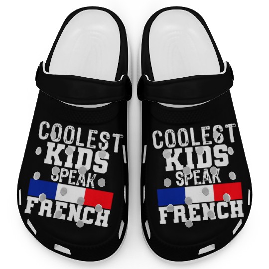 Icier Kids Speak French language Gift for France Clogs