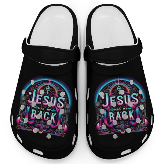 Jesus Has My Back 26 Clogs