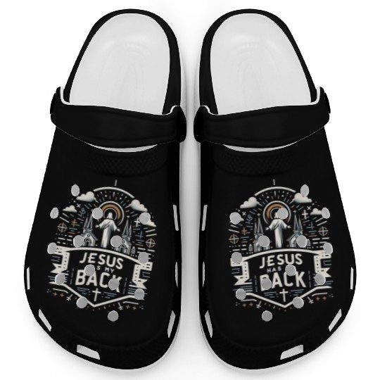 Jesus Has My Back 28 Clogs