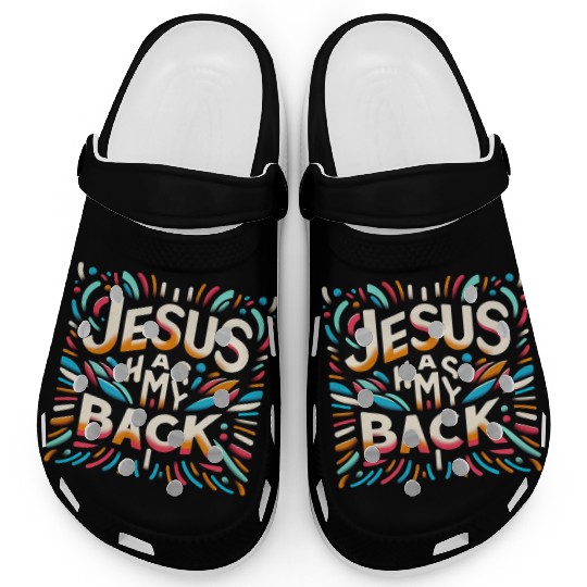 Jesus Has My Back 29 Clogs