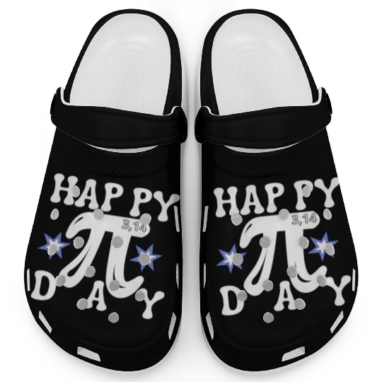 happi pi day, math lovers, design of math teacher Clogs