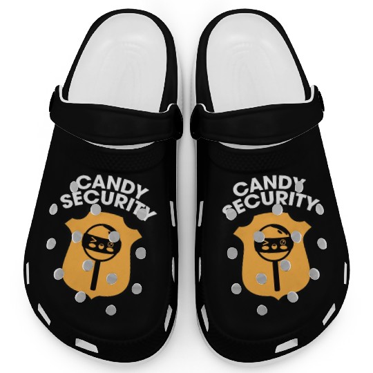 Candy Security Kids Parents Matching Birthday Clogs