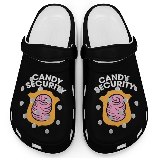 Candy Security Mom Dad Matching Birthday Costume Clogs
