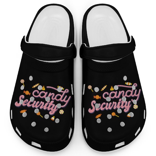 Candy Security Kids Parents Matching Birthday Clogs