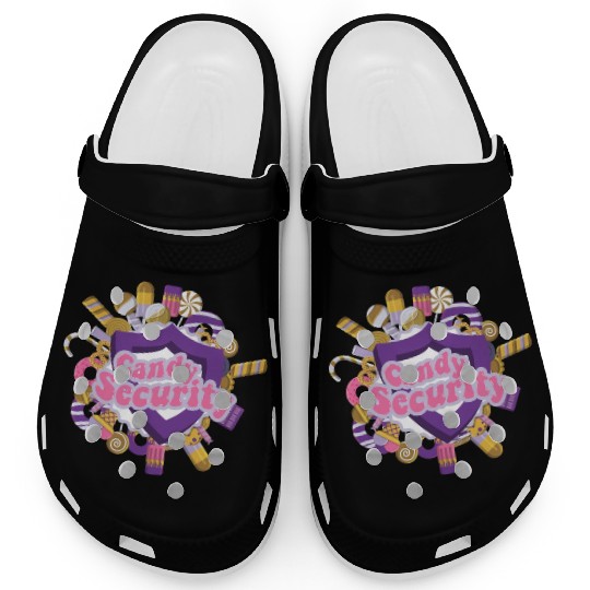 Candy Security Kids Parents Matching Birthday Clogs