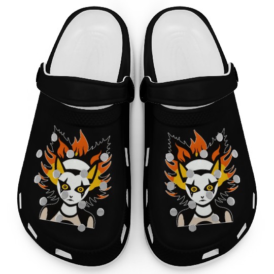 Surreal Portrait – Graphic Art Clogs