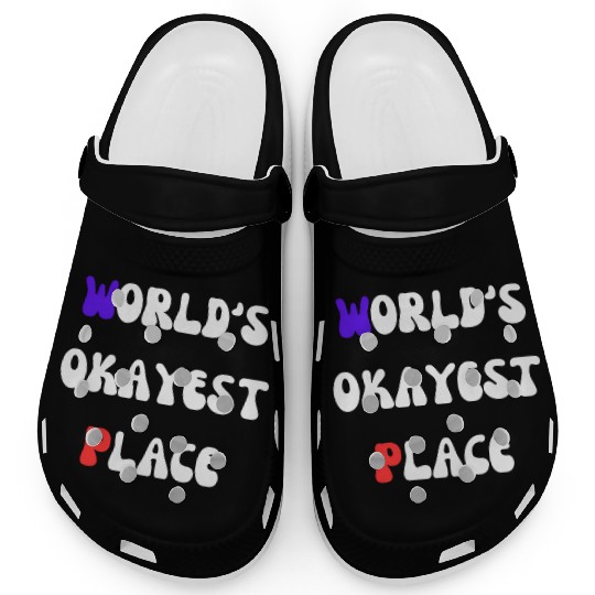 WORLD S OKEYEST PLACE Design ,USA and France lover Clogs