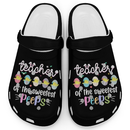 Teacher of the Sweetest Peeps Easter Teacher Clogs