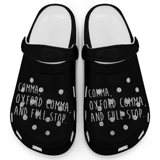 Comm Oxford comma For grammar students & teachers Clogs