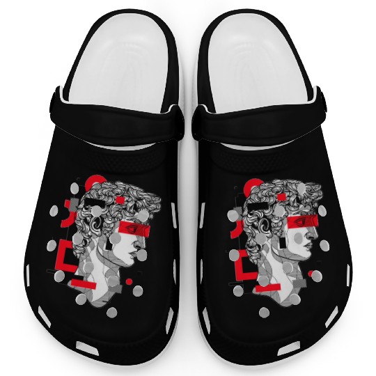 "Mythical Majesty: Greek King Design" Clogs
