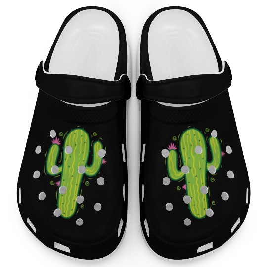classic Desert Cactus Plant Clogs