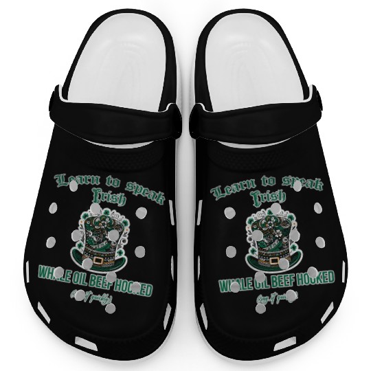 Learn to speak Irish whale oil beef hooked Clogs