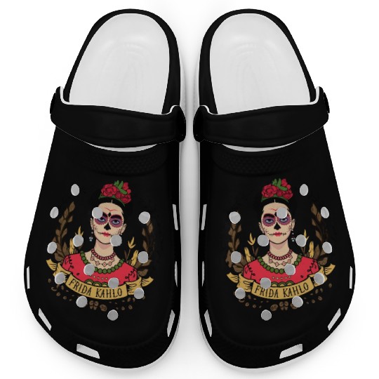 Frida Kahlo Day of the Dead Clogs