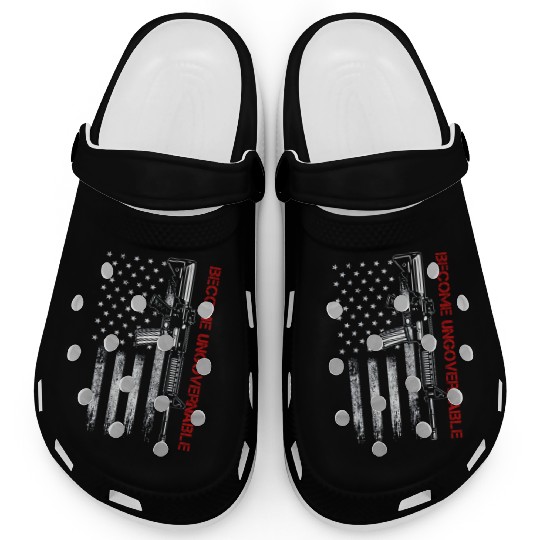 Become Ungovernable American USA Flag Clogs