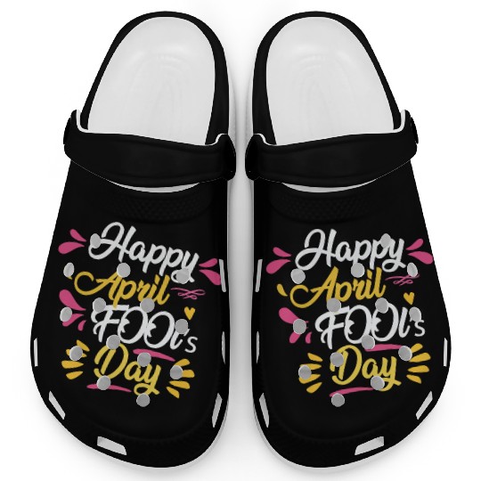 April Fools Day Celebration Design Clogs